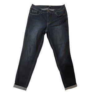 1822 Denim Women's Dark Blue Boyfriend Jeans Sz 12